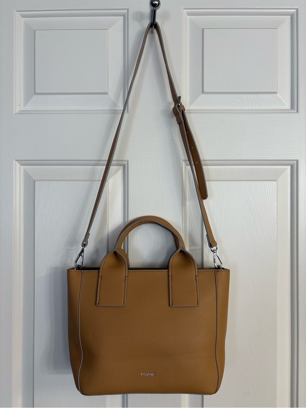 PRÜNE Liz 3-in-1 Vegan Leather Tote Bag